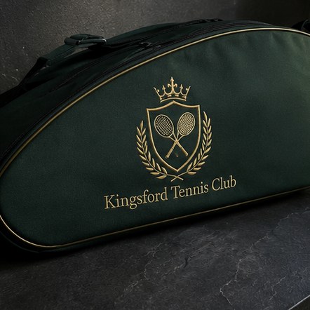 Custom printed tennis bags in bulk