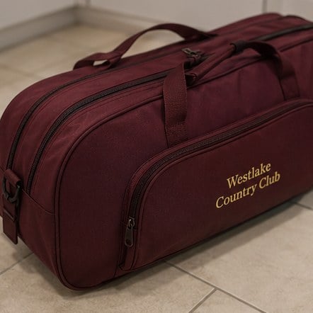 Custom tennis duffel bag